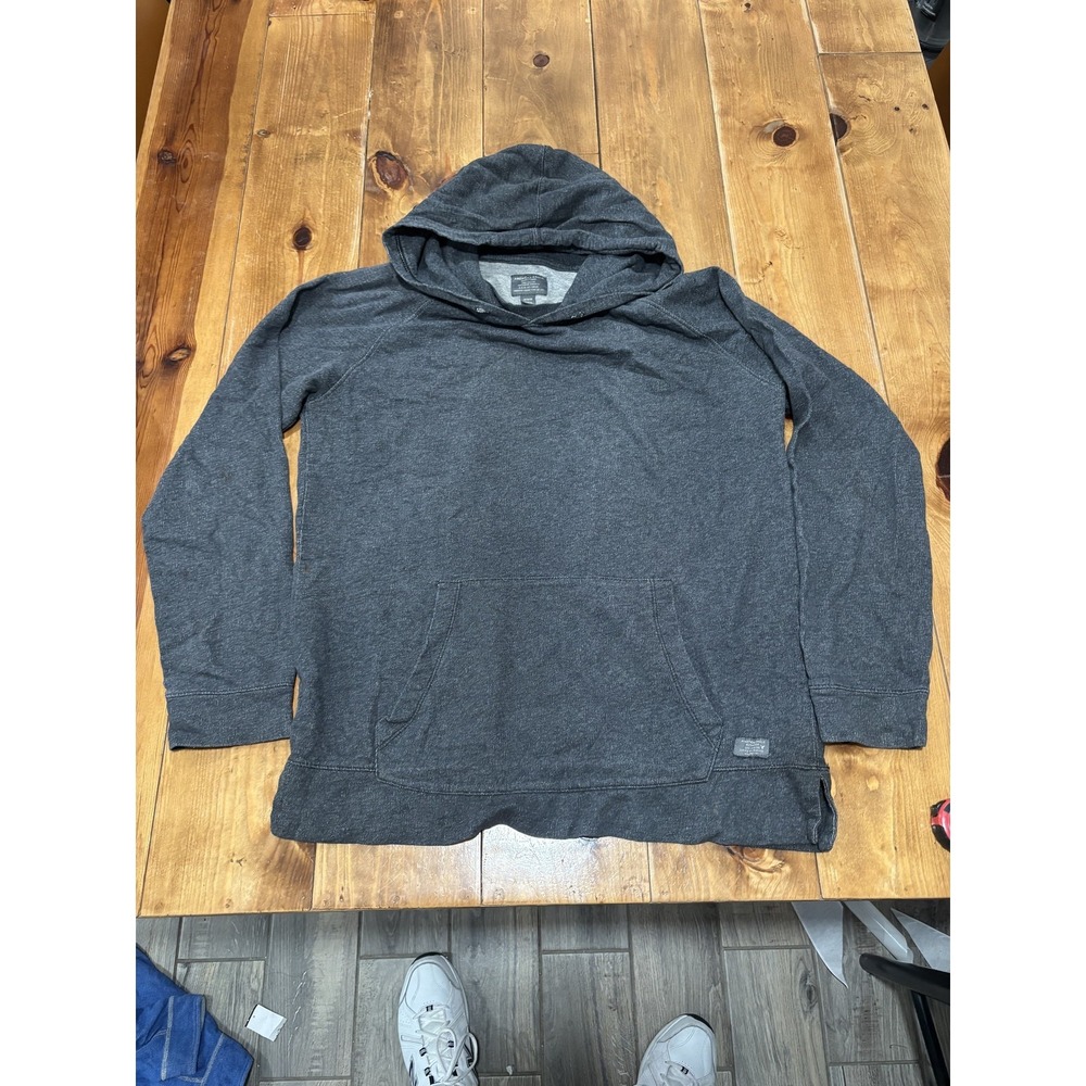 American Eagle Outfitters Men's‎ M Pullover Hoodie Dark Gray Heathered Kangaroo